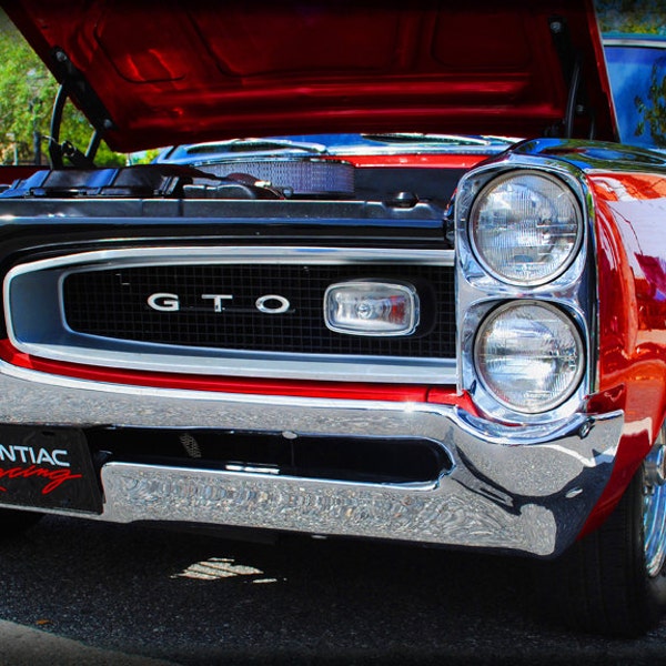 1966 Pontiac GTO - Classic Car - Garage Art - Pop Art - Fine Art Photograph