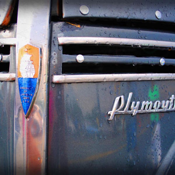 1940 Plymouth - Automotive Art - Classic Car - Antique Car - Plymouth - Garage Art - Pop Art - Fine Art Photograph by Kelly Warren