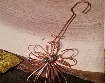 Copper Wire Car Angel