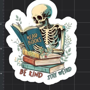 Soyez gentil, restez un livre étrange Sticker