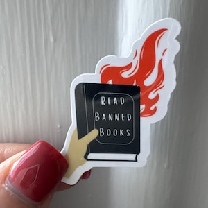 Banned Books Sticker