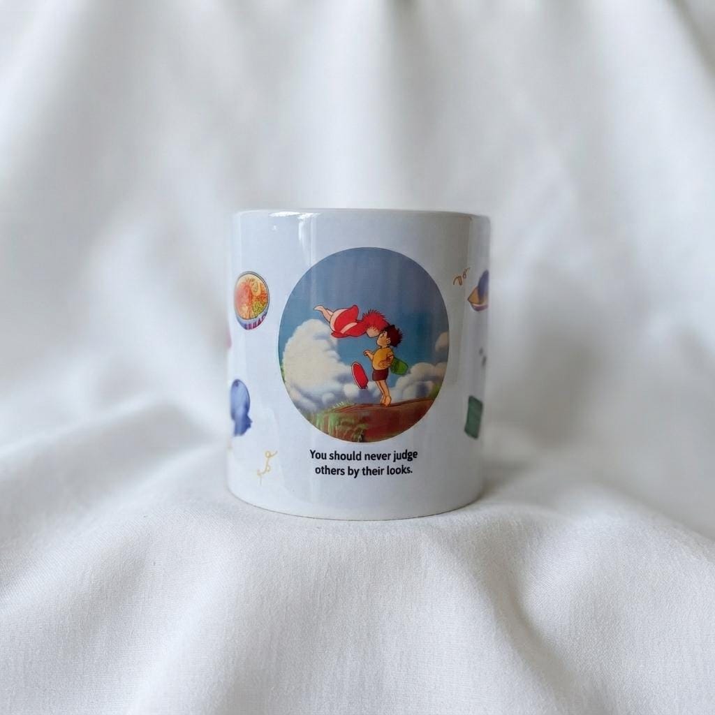 Ponyo mug - Etsy 日本
