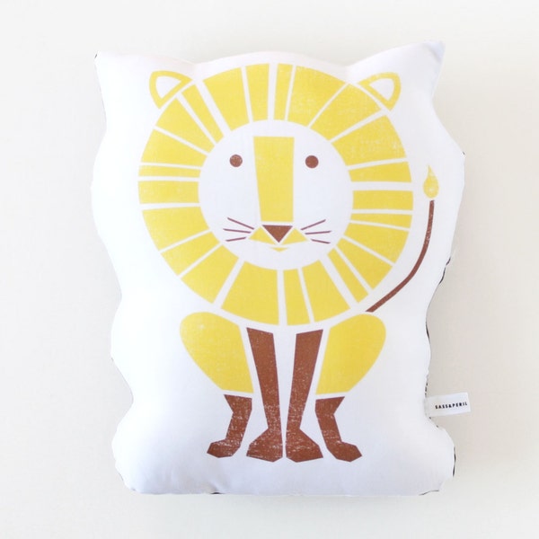 Organic Lion Pillow, Toy, Cushion