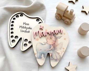 Personalized milk tooth box, milk tooth box with name, box for milk teeth, tooth box, wooden box, tooth box, storage box for milk teeth