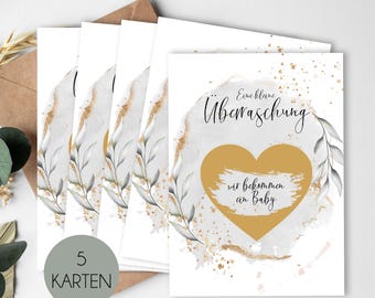 Schwangerschaft verkünden, Rubbelkarte Schwangerschaft, Wir bekommen ein Baby, Baby Verkündung, Rubbellos