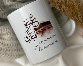 Umrah Mug, Hajj Mug, Personalized, Hajj Gift, Islamic Gift Idea,