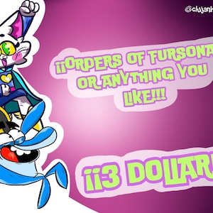 GÜNSTIGE Zeichnung Auftragsarbeiten Furry | Fursona ab 2 DOLLAR!