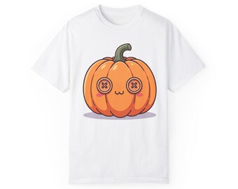 Cute Pumpkin Unisex Garment-Dyed T-shirt