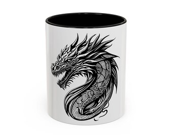 Dragon Accent Coffee Mug (11, 15oz)