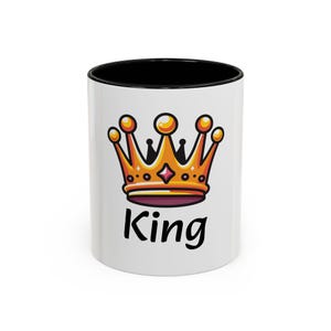 Accent Coffee Mug (11, 15oz) &quot;King&quot;