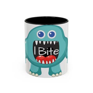 Accent Coffee Mug (11, 15oz) &quot;I Bite&quot;