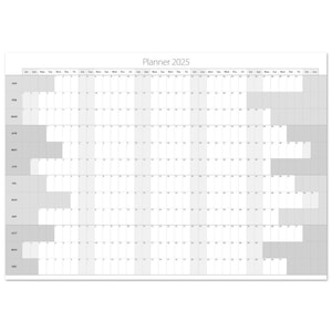 Extra-Large 2025 Wall Planner Calendar | Perfect for Yearly Planning, Notes and Appointments | Home and Office Organization