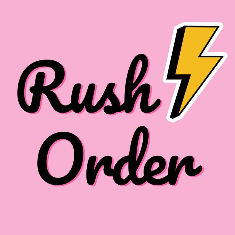Rush Order - Etsy UK