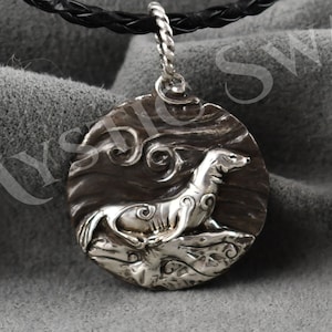 Seal Necklace, Seal Medallion, Sterling Silver Animal Jewelry, Spirit Animal Sea Lion Pendant Jump Ring Only