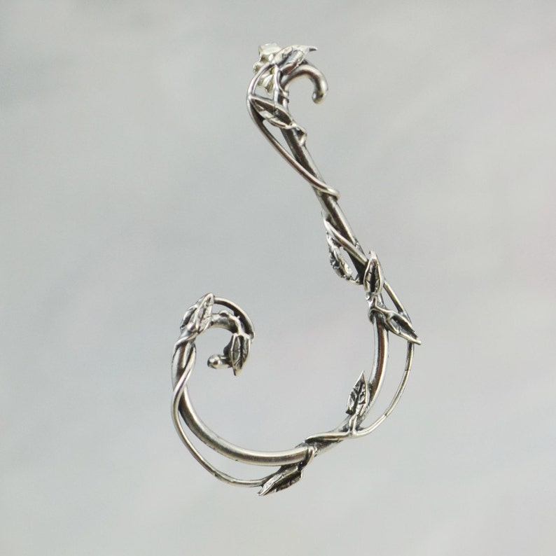 Vine Scroll Earrings in Sterling Silver - Etsy