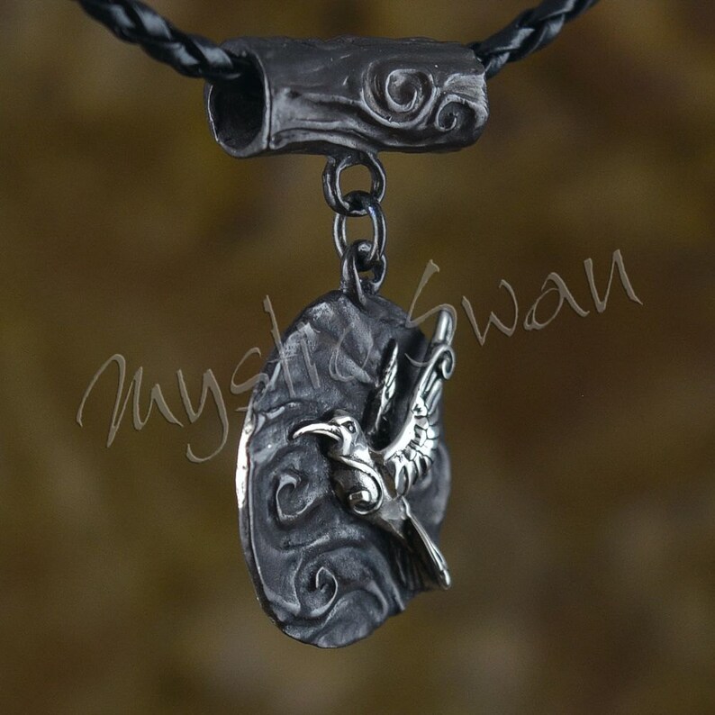 Spirit Animal Hummingbird Pendant Hummingbird Necklace Flying Hummingbird Medallion Sterling Silver Animal Jewelry