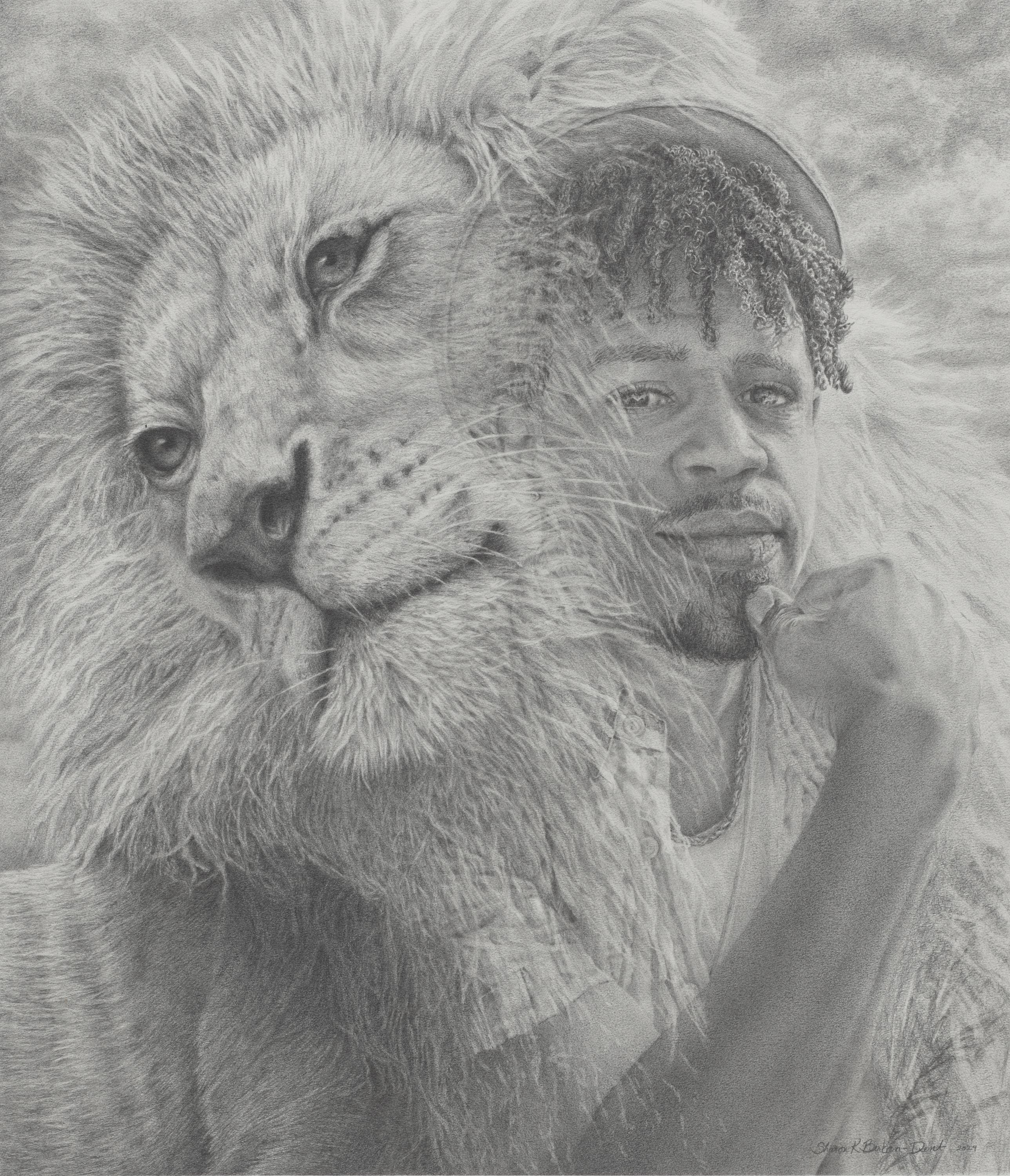 Graphite lion - Etsy België, image size:2576x3000
