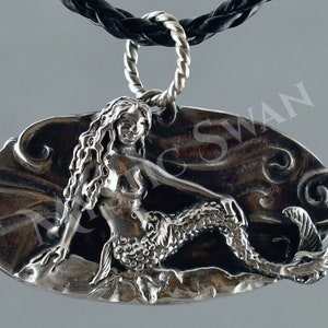Mermaid Pendant/Necklace Available 4 Different Ways in Sterling Silver