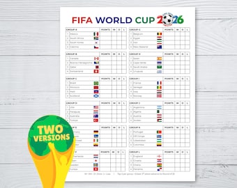 FIFA Wereldbeker 2026 Groepen en wedstrijden, score- en puntenfiches, WK 2026-tracker Wedstrijdschema-tracker, voetbaltoernooiplanner
