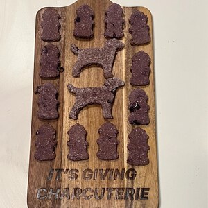 homemade vegan blueberry dog cookies