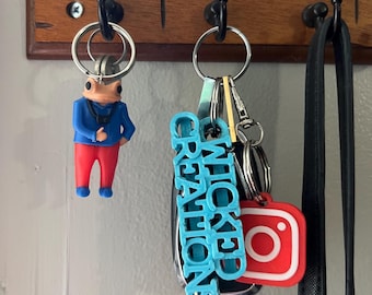 3D printed Concho Frog keychain