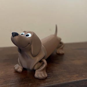 3D printed articulated Dachshund