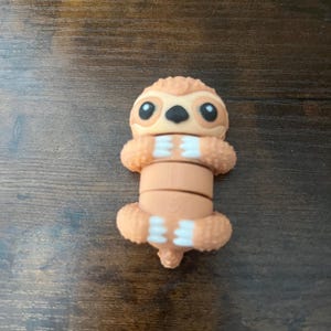 Articulated 3D printed sloth