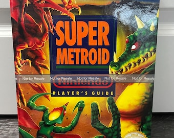 Super Metroid - Nintendo Player's Guide - CUSTOM HARDCOVER