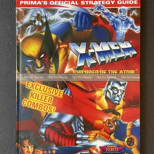 X-Men: Children of the Atom - Prima&#39;s Official Strategy Guide - CUSTOM HARDCOVER