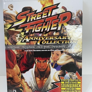 Street Fighter Anniversary Collection - BradyGames Official Strategy Guide - CUSTOM HARDCOVER