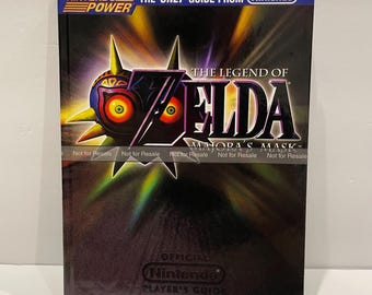 The Legend of Zelda: Majora's Mask - Nintendo Player's Guide - CUSTOM HARDCOVER
