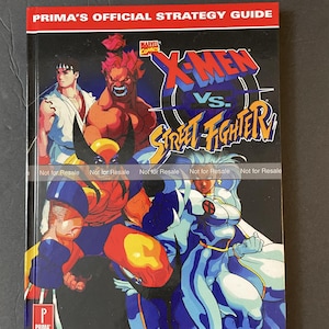X-Men vs Street Fighter - Prima&#39;s Official Strategy Guide - CUSTOM HARDCOVER