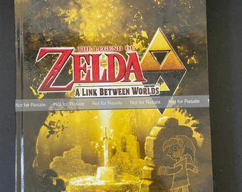 The Legend of Zelda: A Link Between Worlds - Prima Official Game Guide - CUSTOM HARDCOVER