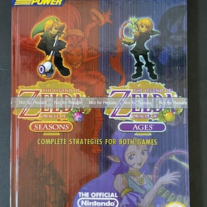 The Legend of Zelda: Oracle of Seasons and Oracle of Ages - Nintendo Player&#39;s Guide - CUSTOM HARDCOVER