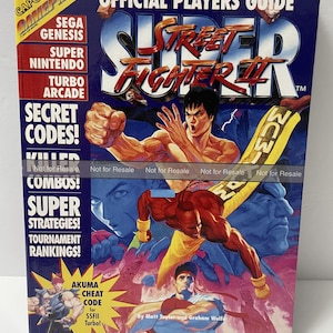 Super Street Fighter II - GamePro Official Player&#39;s Guide - CUSTOM HARDCOVER