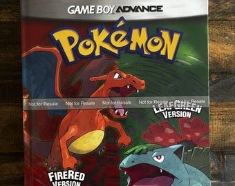 Pokémon: Rojo Fuego y Verde Hoja - Guía del Jugador de Nintendo - TAPA DURA PERSONALIZADA