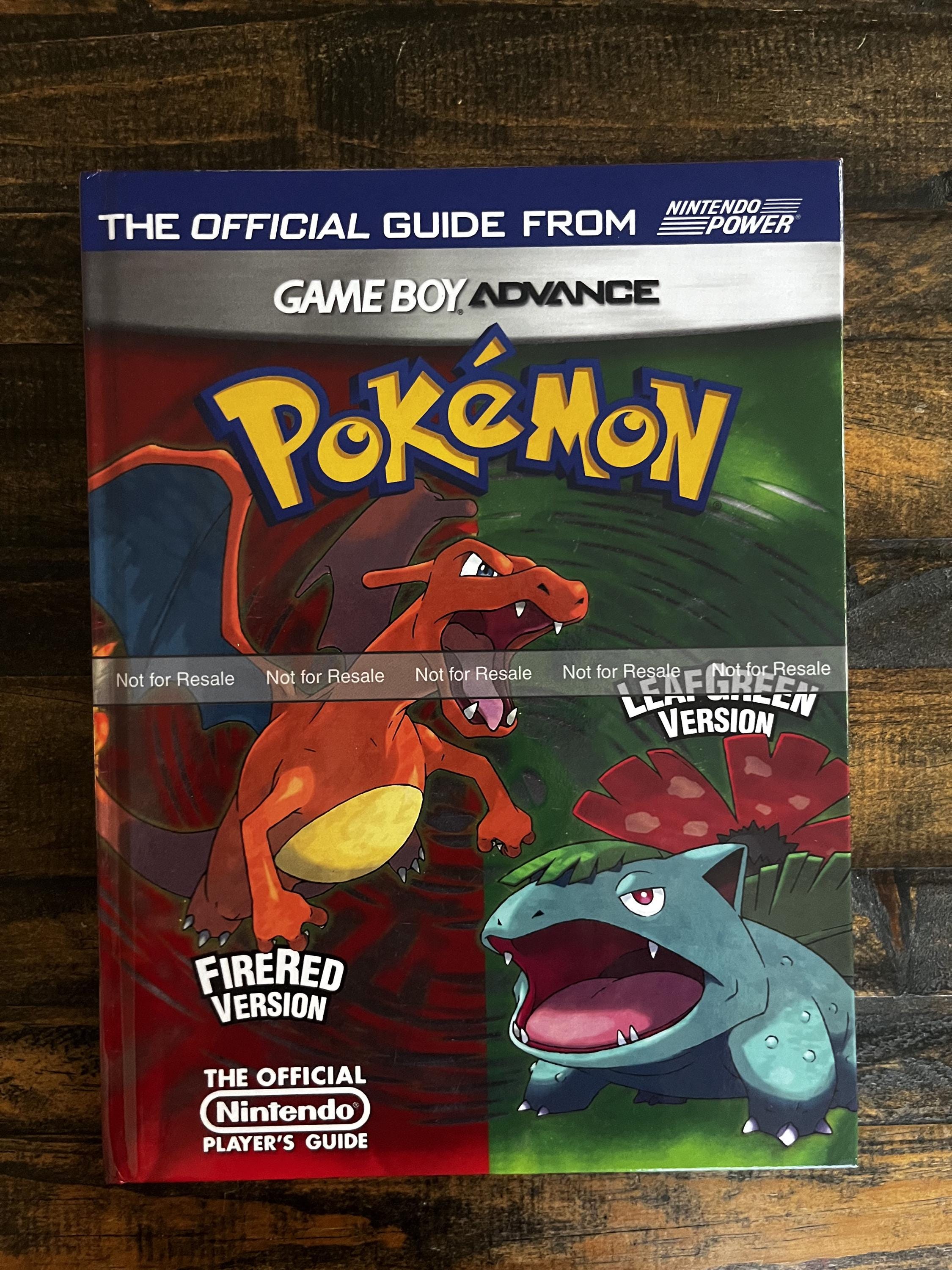 Pokemon: Firered & Leafgreen - Nintendo Player's Guide - CUSTOM