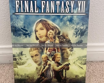 Final Fantasy XII - BradyGames Signature Series Guide - CUSTOM HARDCOVER