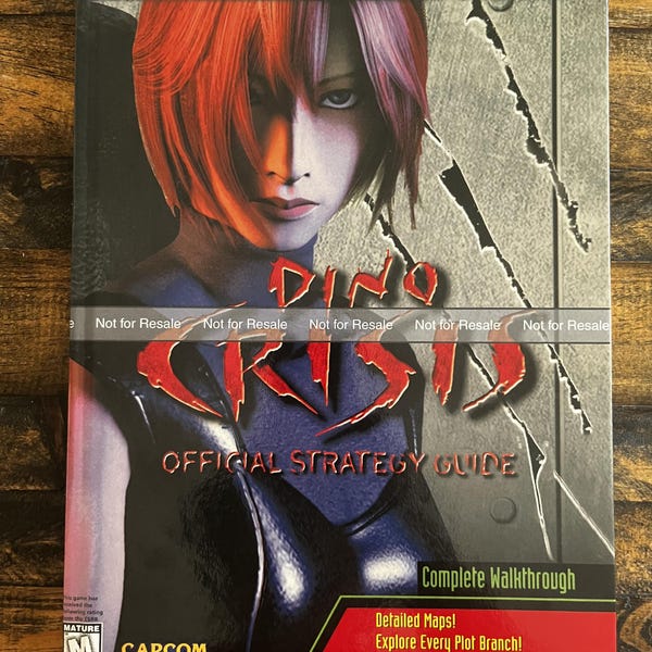 Dino Crisis - BradyGames Official Strategy Guide - CUSTOM HARDCOVER