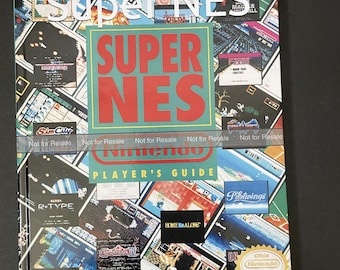 SUPER NES - Nintendo Player's Guide - Custom HARDCOVER
