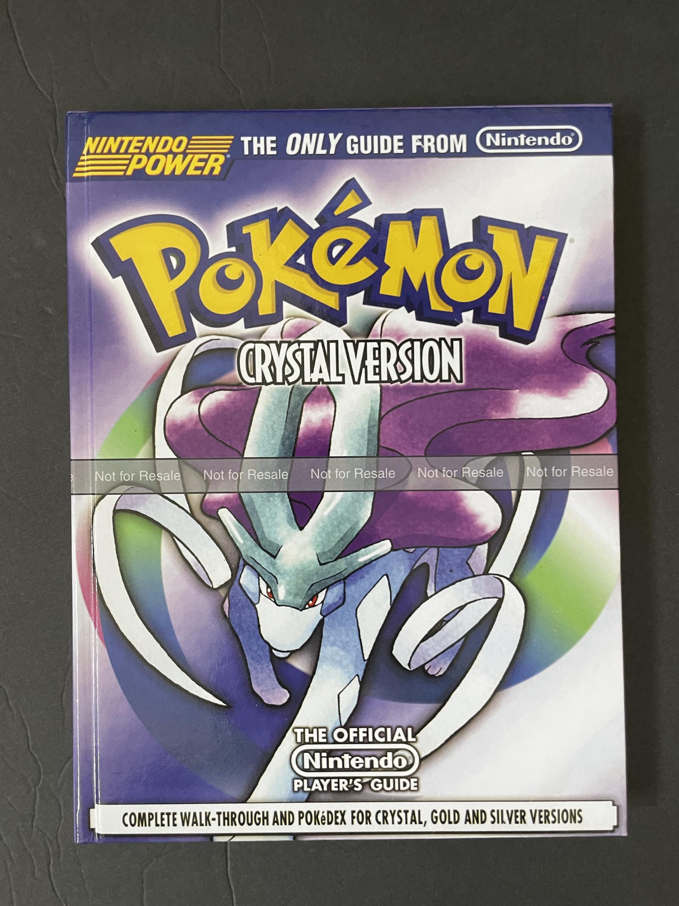 Pokemon: Crystal - Nintendo Player's Guide - CUSTOM HARDCOVER