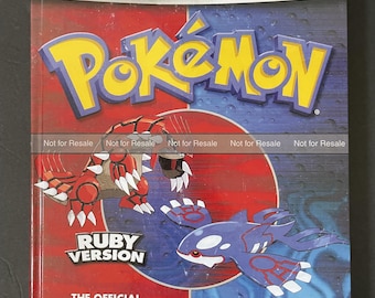 Pokemon: Ruby & Sapphire - Nintendo Player's Guide - CUSTOM HARDCOVER