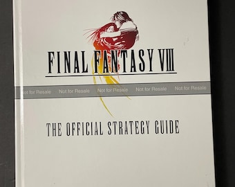 Final Fantasy VIII - Piggyback Official Strategy Guide - CUSTOM HARDCOVER