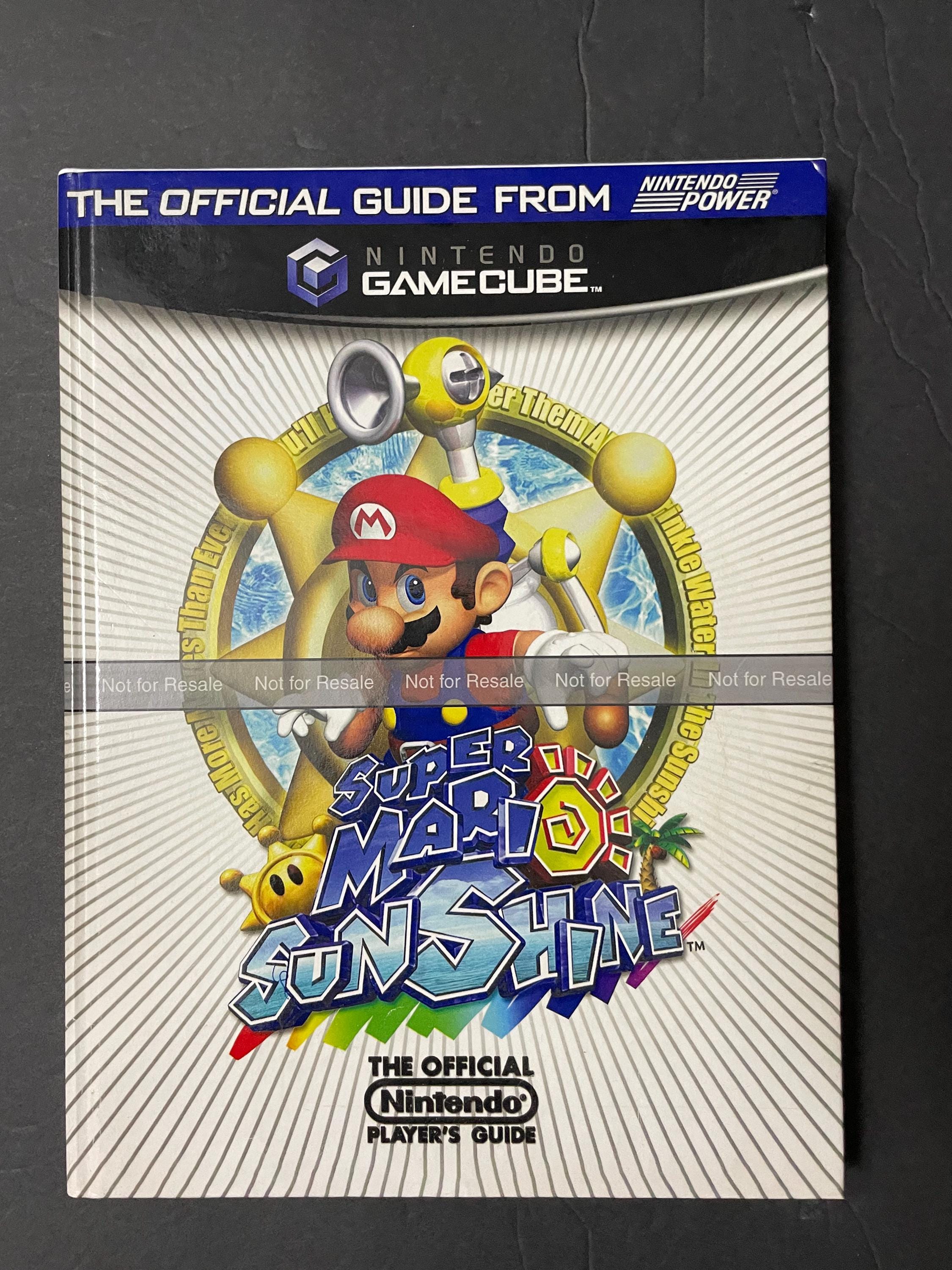 Super Mario Sunshine - Nintendo Player's Guide - CUSTOM HARDCOVER