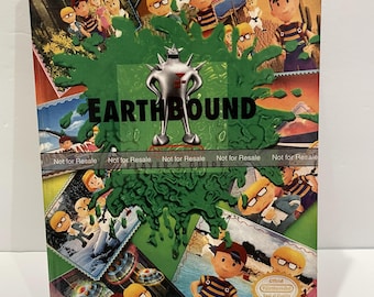 Earthbound - Nintendo Player&#39;s Guide - CUSTOM HARDCOVER