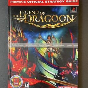 The Legend of Dragoon - Prima's Official Strategy Guide - CUSTOM HARDCOVER