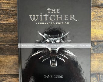 The Witcher - Enhanced Edition - CDPROJEKT Game Guide - CUSTOM HARDCOVER