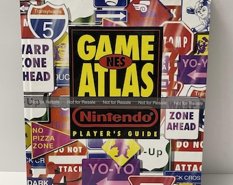 NES Game Atlas - Nintendo Player's Guide - CUSTOM HARDCOVER