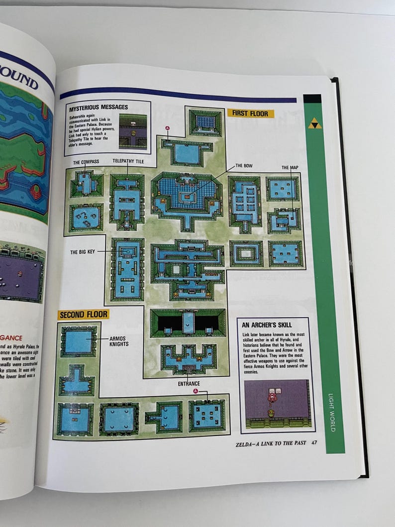 The Legend of Zelda: A Link to the Past - Guía del jugador de Nintendo - TAPA DURA PERSONALIZADA imagen 5