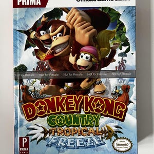 Donkey Kong Tropical Freeze - Prima&#39;s Official Game Guide - CUSTOM HARDCOVER